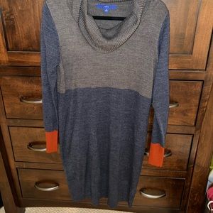 NWOT Colorblock Sweater Dress